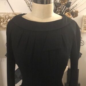 BESPOKE VINTAGE LITTLE BLACK DRESS. Vintage quality styling.